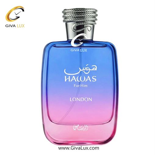  ادو پرفیوم  یونیسکس رصاصی | Rasasi اورجینال مدل Hawas Elixir | هوس الکسیر حجم  100 میل Hawas London-1.jpg